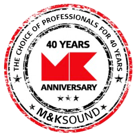 Logo M&K Sound 40 ans