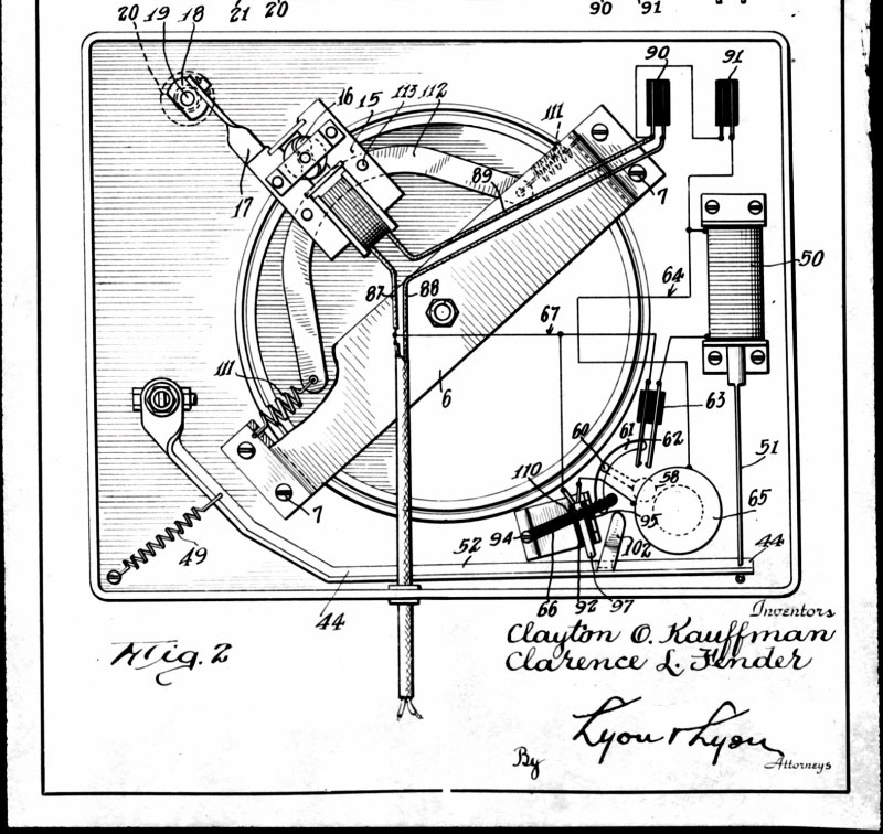 Dessin technique - Platine Fender